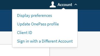 Login with OnePass.